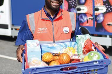 tesco delivery driver