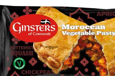 Ginsters Moroccan Vegetable Pasty