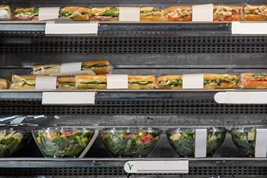 Salad sandwich fridge meal deal food to go getty