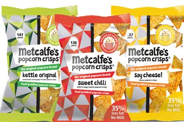 Metcalfe's Skinny Popcorn chips