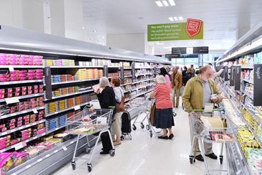 Waitrose supermarket aisle