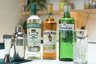 Diageo mid-strength range