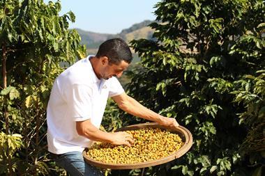 Ademilson Borges, a Fairtrade coffee farmers from the APASCOFEEE cooperative in Peru. Image credit_ CLAC