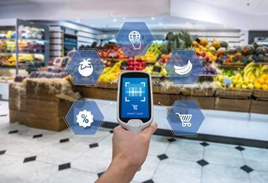 AI technology supermarket shopping grocery tech
