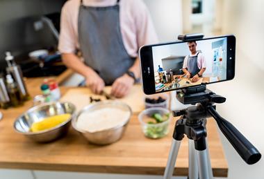 Social media influencer filming GettyImages-2160980929