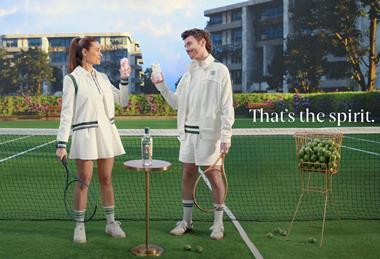 sipsmith tennis ad