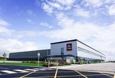 Aldi store sign