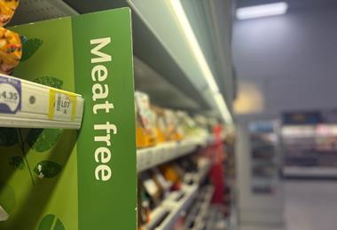 meat free aisle vegan veganuary veggie sainsburys