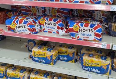British Baker - Hovis and Kingsmill loaves at a supermarket - 2100x1400