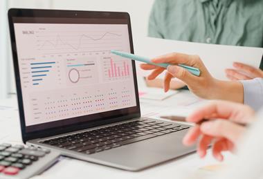 business presentation data graphs