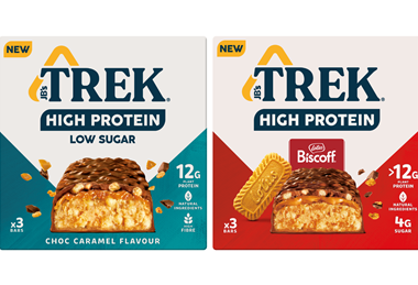 Trek low sugar protein bars