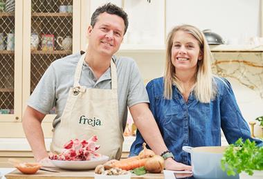 Freja founders Jess Leather and Ed Armitage