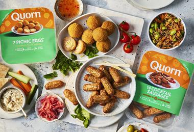 Quorn Picnic Eggs and Cocktail sausages 16x9