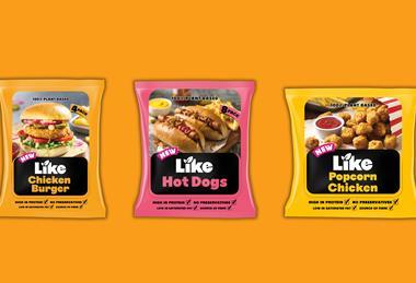Like products launching in the UK LANDSCAPE orange background