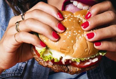 Impossible Foods plant-based vegan Impossible burger lifestyle shot
