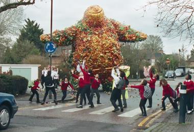 tesco ad fruit veg monster