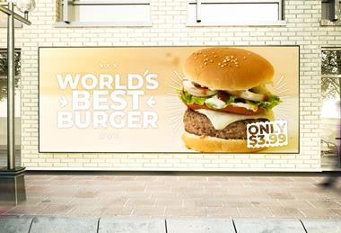 junk food billboard getty