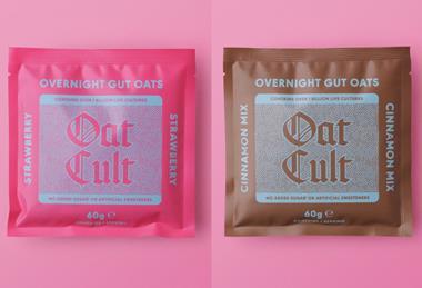 Oat Cult Strawberry and Cinnamon sachets