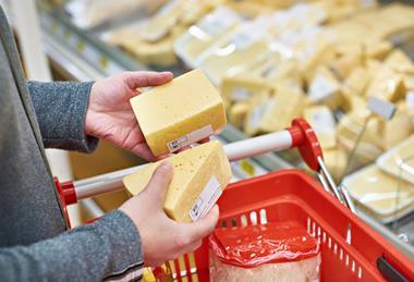 cheese supermarket shopper