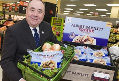 Alex Salmond for Albert Bartlett Rooster potatoes