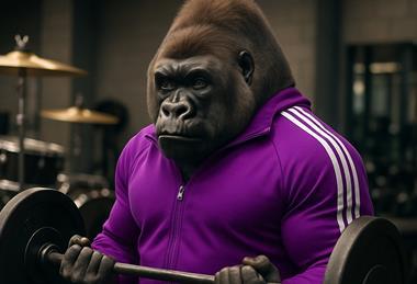 Firefly_add blurred drum kit to background 202581