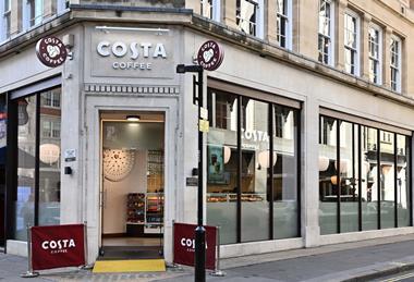 Costa Coffee - Great Portland Street Store exterior - 2100x1400