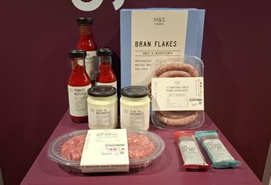 M&S Only... ingredients