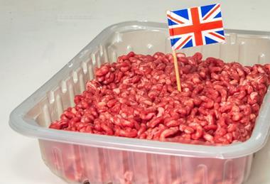 british beef mince flag uk