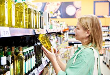 seed oils supermarket shopper