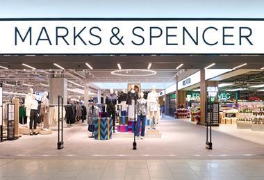 mands marks and spencer store sign clothing fashion