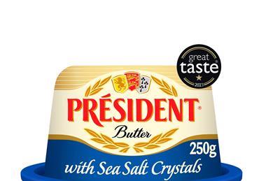 Président Butter with Sea Salt Crystals