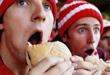 burger football sport