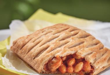 Greggs Vegan Sausage, Bean and CheeZe Melt 2