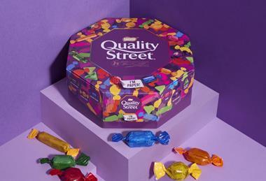 Quality Street Paper Tub