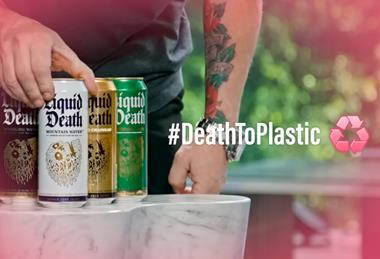 death to plastic liquid death bottle recycling
