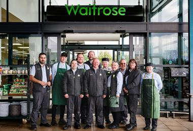 Newton Mearns Waitrose staff workers team