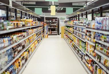 supermarket aisle