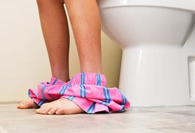toilet legs