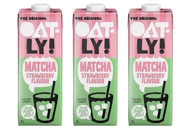 oatly Strawberry Matcha Latte