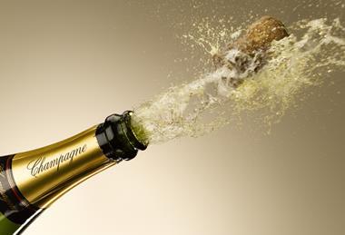 champagne sparking wine pop cork