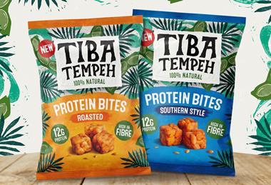 Tiba Tempeh Protein Bites - Pattern Background