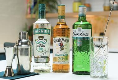 Diageo mid-strength range