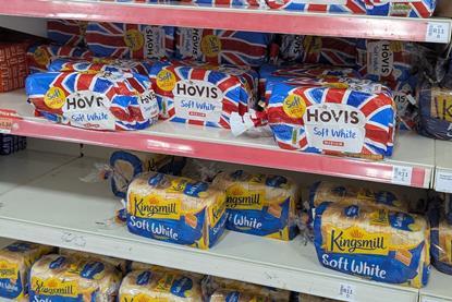 British Baker - Hovis and Kingsmill loaves at a supermarket - 2100x1400