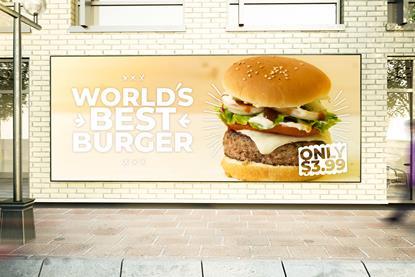 junk food billboard getty