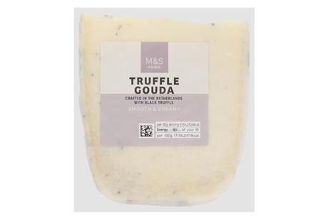 M&S Truffle Gouda cheese