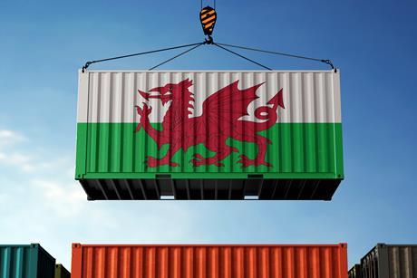 wales flag welsh export shipping