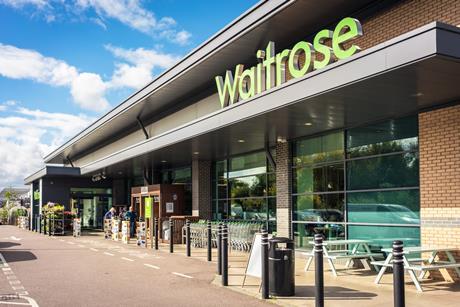 waitrose store sign