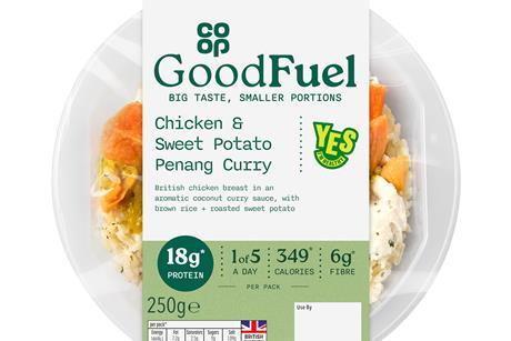Co-op Good Fuel Chicken and Sweet Potato Penang Curry Mini Meals