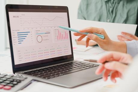 business presentation data graphs