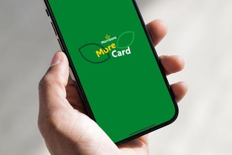 morrisons more card app mockup